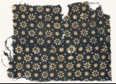 Textile fragment with rosettes, stars, and dots (EA1990.101)