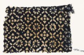 Textile fragment with flowers, quatrefoils, and rosettes (EA1990.106)
