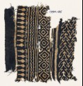 Textile fragment with linked chevrons and diamond-shapes (EA1990.135)