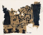 Textile fragment, possibly with squares and stylized animals (EA1990.147)