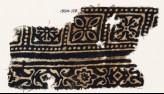 Textile fragment with squares, quatrefoils, and flowers (EA1990.154)