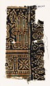 Textile fragment with interlace based on naskhi script, and squares with quatrefoils (EA1990.217)