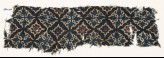 Textile fragment with lobed diamond-shapes and leaves (EA1990.222)