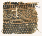 Textile fragment with dotted vine (EA1990.234)