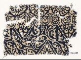 Textile fragment with tendrils, leaves, arches, and rosettes (EA1990.238)