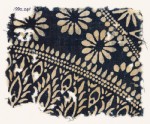 Textile fragment with rosettes and stylized plants (EA1990.241)