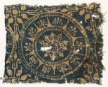 Textile fragment with medallion and stars (EA1990.258)
