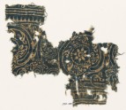 Textile fragment with linked scrolls (EA1990.260)