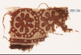 Textile fragment with two rosettes (EA1990.336)