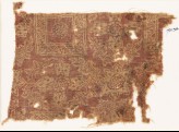 Textile fragment with ornate squares, flowers, and crosses (EA1990.366)