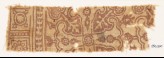 Textile fragment with Maltese cross and rosettes (EA1990.370)