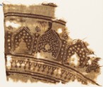 Textile fragment with arches