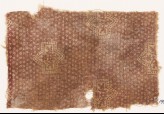 Textile fragment with large plants and possibly bandhani, or tie-dye, imitation (EA1990.397)