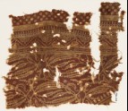 Textile fragment with plants with long leaves (EA1990.403)