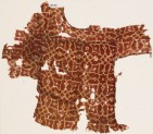 Textile fragment from a child's tunic, with interlacing tendrils and flowers