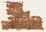 Textile fragment with linked tendrils and leaves (EA1990.420)