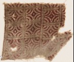 Textile fragment with lines intersecting circles (EA1990.436)