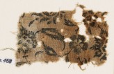Textile fragment with flowers and leaves (EA1990.458)