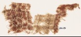 Textile fragment with rosettes, flower-heads, arches, and tendrils