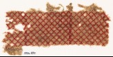Textile fragment with grid of quatrefoils (EA1990.497)