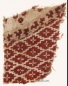 Textile fragment with diamond-shapes and quatrefoils (EA1990.506)