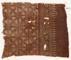 Textile fragment with interlocking spirals or rosettes (EA1990.513)