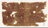 Textile fragment with circles, tendrils, rosettes, and arches (EA1990.573)