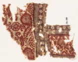 Textile fragment with elaborate flowers, tendrils, rosettes, and stylized plants (EA1990.598)