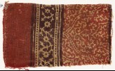 Textile fragment with tendrils, a half-medallion, and rosettes (EA1990.619)