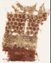 Textile fragment with arches and rosettes (EA1990.636)