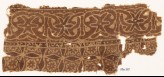 Textile fragment with interlace and four-pointed stars (EA1990.739)