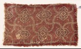 Textile fragment with linked medallions and cartouches (EA1990.746)