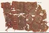 Textile fragment with pointed ovals
