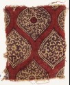 Textile fragment with pointed ovals (EA1990.756)