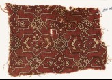 Textile fragment with lobed cartouches and rosettes (EA1990.760)