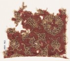 Textile fragment with quatrefoil, lobed disc, and medallions (EA1990.762)