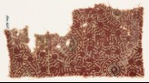 Textile fragment with oval medallions, tendrils, and possibly berries (EA1990.820)