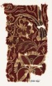 Textile fragment with flowering trees