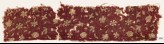 Textile fragment with flowers