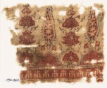 Textile fragment with stylized trees and flower-heads (EA1990.867)