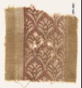 Textile fragment with palmettes and scrolls
