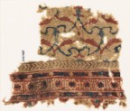 Textile fragment with interlacing tendrils and leaves (EA1990.909)