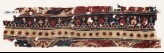 Textile fragment with flowers or stars, trefoils, and circles (EA1990.957)