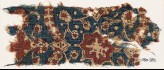 Textile fragment with quatrefoil and star-shaped flower