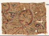 Textile fragment with medallion and plant (EA1990.1146)