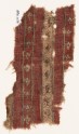Textile fragment with bands of flowers (EA1990.1154)