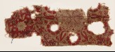 Textile fragment with large medallion