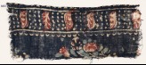 Textile fragment with flowers and leaves (EA1990.1162)