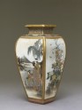 Kyo-Satsuma vase with figures, flowers, and landscape scenes (EA1990.1237)