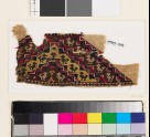 Textile fragment with bands of birds and plants (EA1993.164)